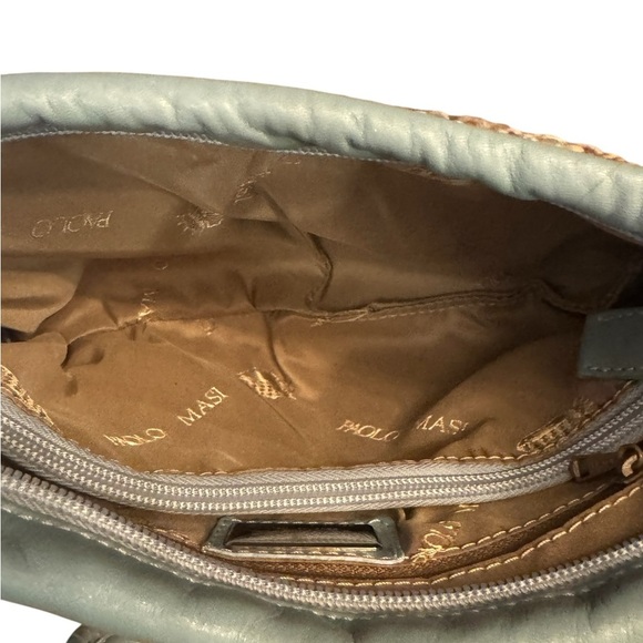 Paolo Masi Tweed and Leather Bag - Picture 11 of 13